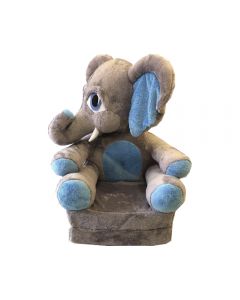 Elefánt Plüss Fotel kék, ággyá nyitható