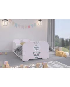 MIKI pandás gyerekágy 160x80cm ajándék matraccal